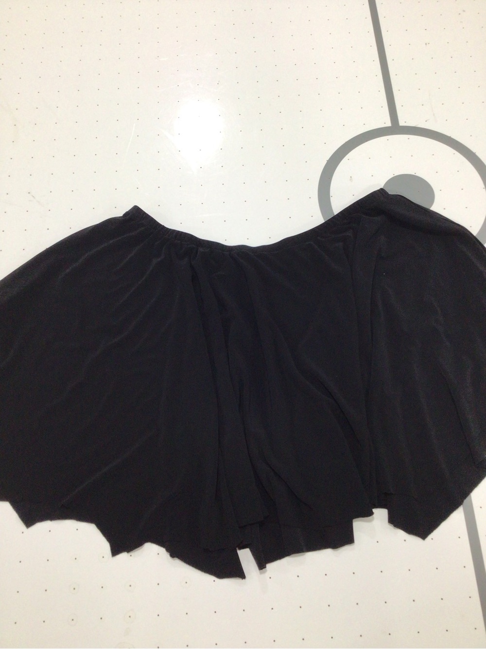 Black Women's Swim Coverup Skirt - Lightweight Beach Wrap